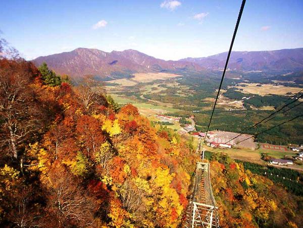 紅葉のオニコウベスキー場